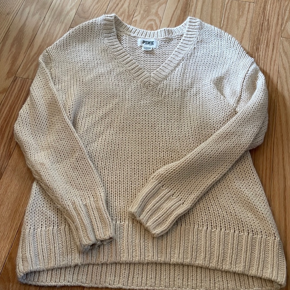 Cream sweater